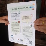 1ESO Difusión infografía riesgos no Whatsapp