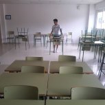 Preparando escenario para grabar