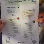 1ESO difusión infografía riscos no Whatsapp